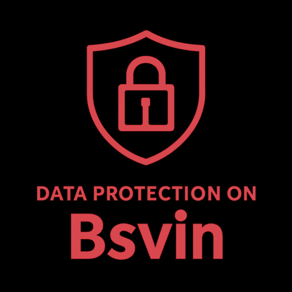 An icon symbolizing data protection on Bsvin.