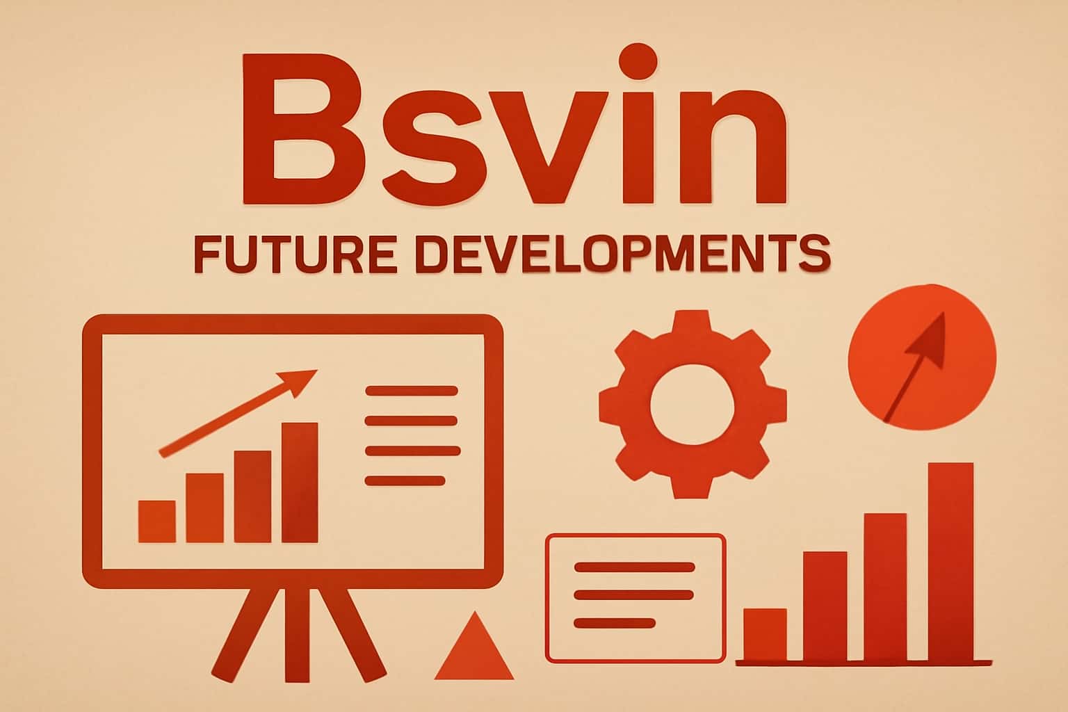 An informative scene highlighting future technological advancements related to the Bsvin platform.