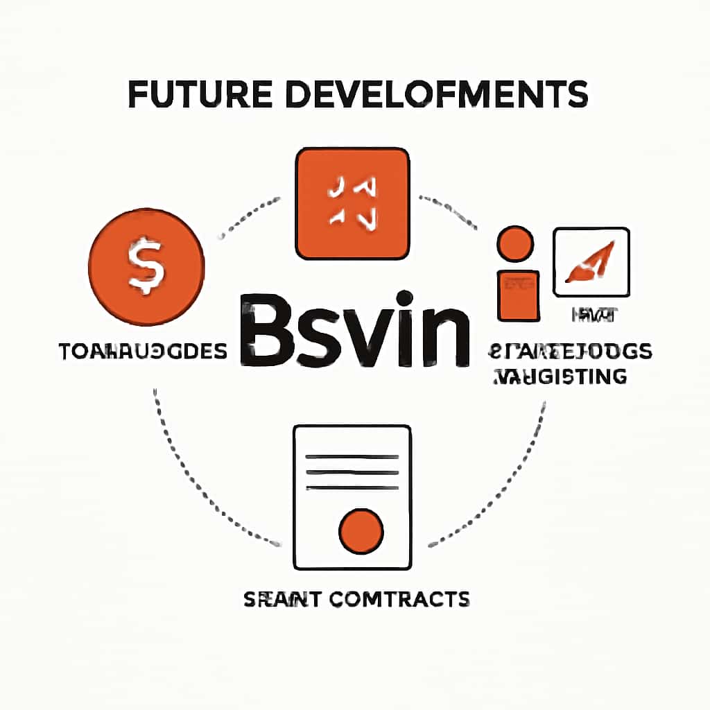 An educational diagram illustrating advancements in the Bsvin platform.