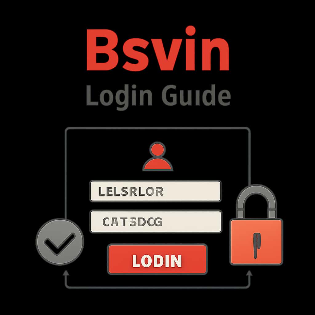 A diagram illustrating the login process for Bsvin.