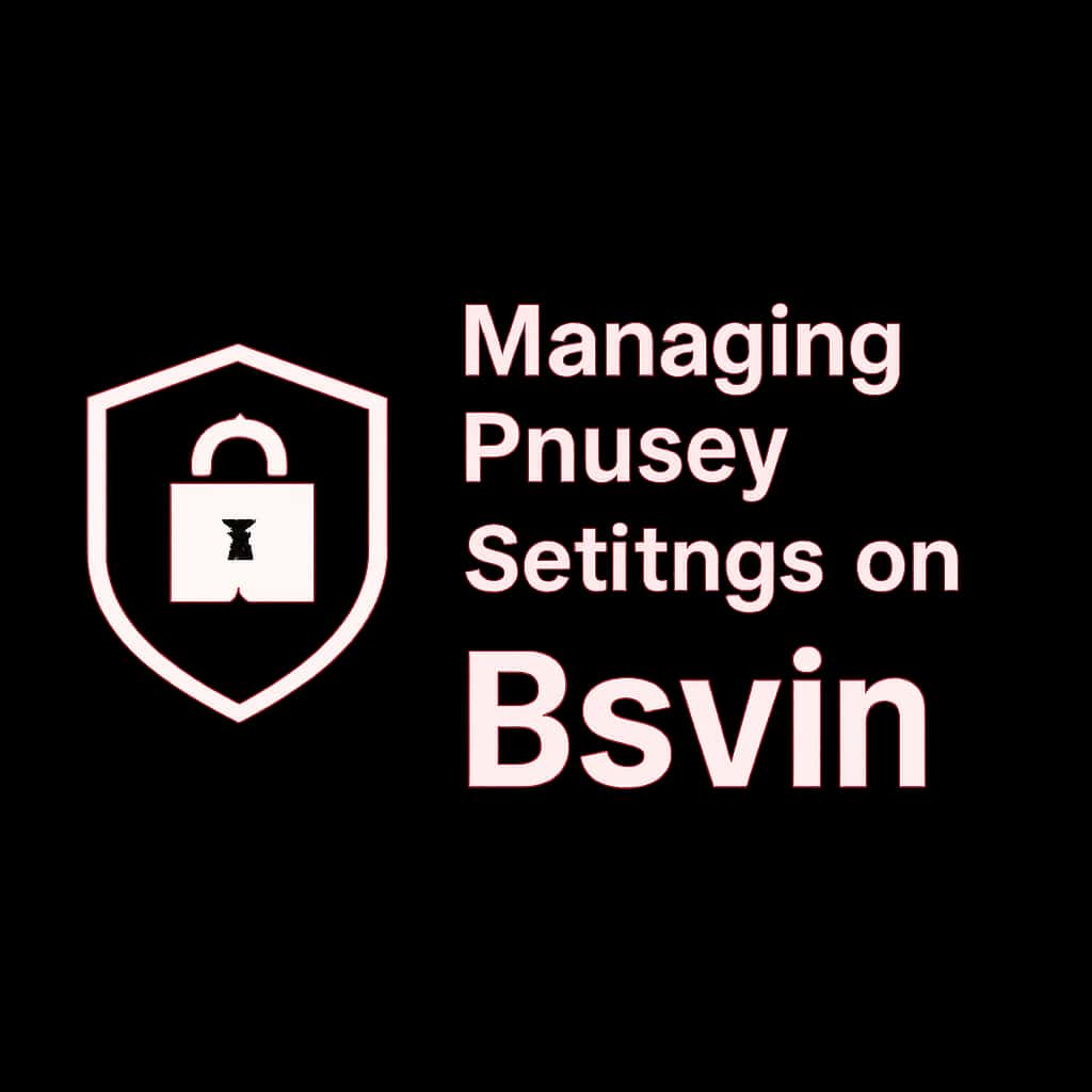 An icon representing privacy management features on Bsvin.