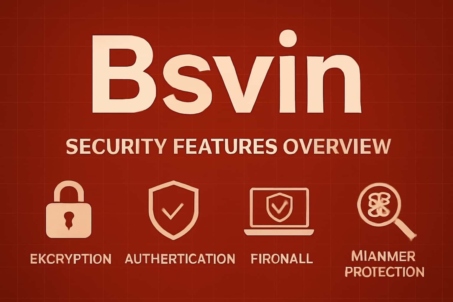 An informative scene illustrating Bsvin Security Features with a focus on safety and protection.