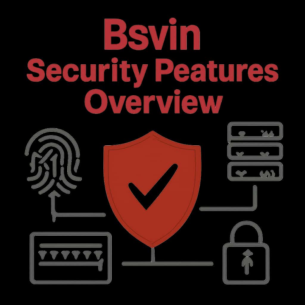 An educational diagram highlighting Bsvin Security Features.