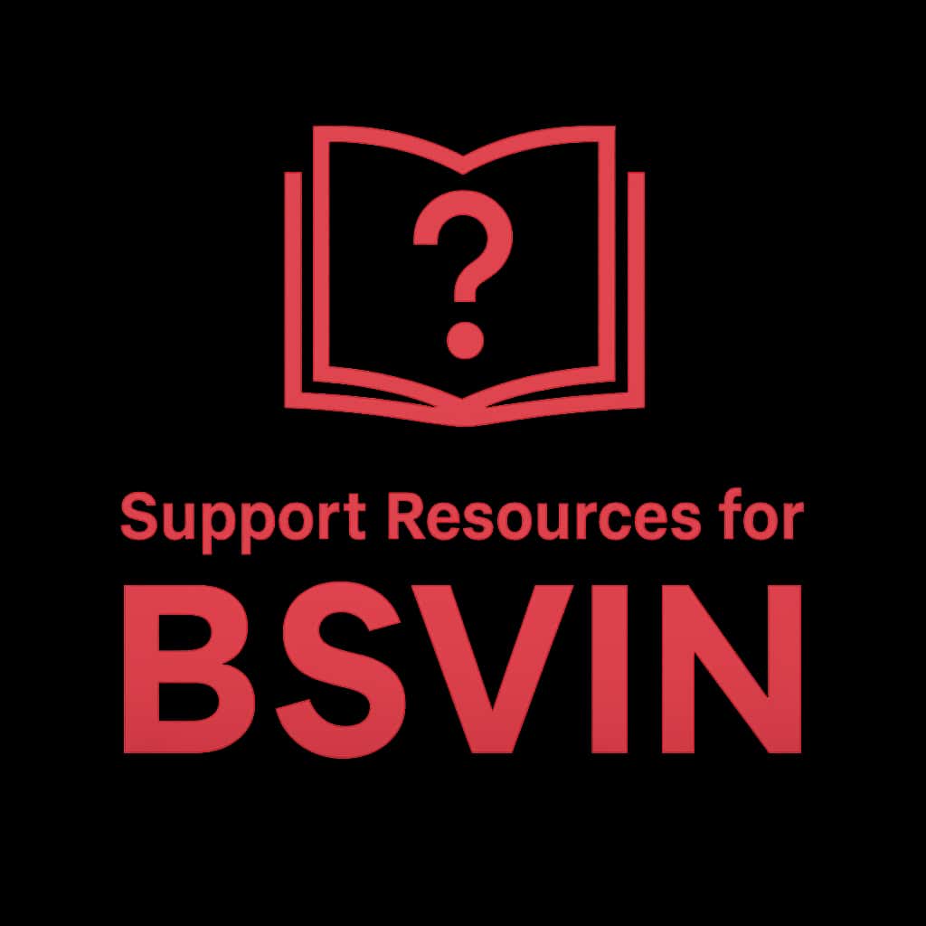 An icon representing Bsvin support resources.