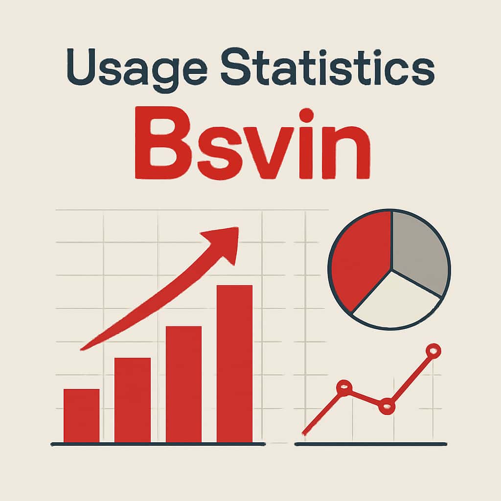 An educational diagram illustrating aspects of Bsvin usage statistics.
