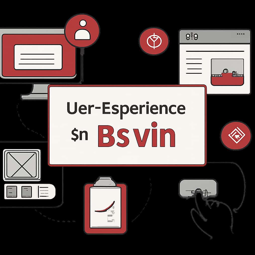 A diagram summarizing user experience elements on Bsvin.