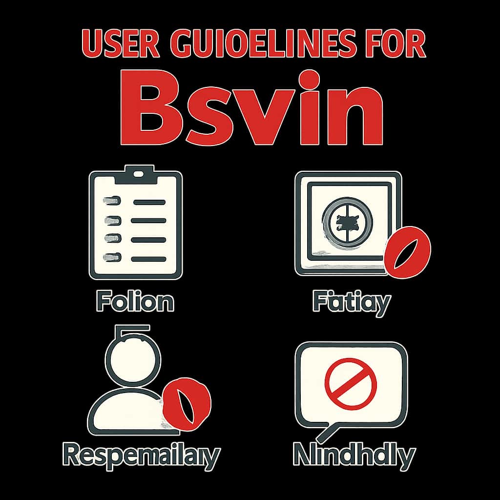 Diagram detailing User Guidelines for Bsvin.