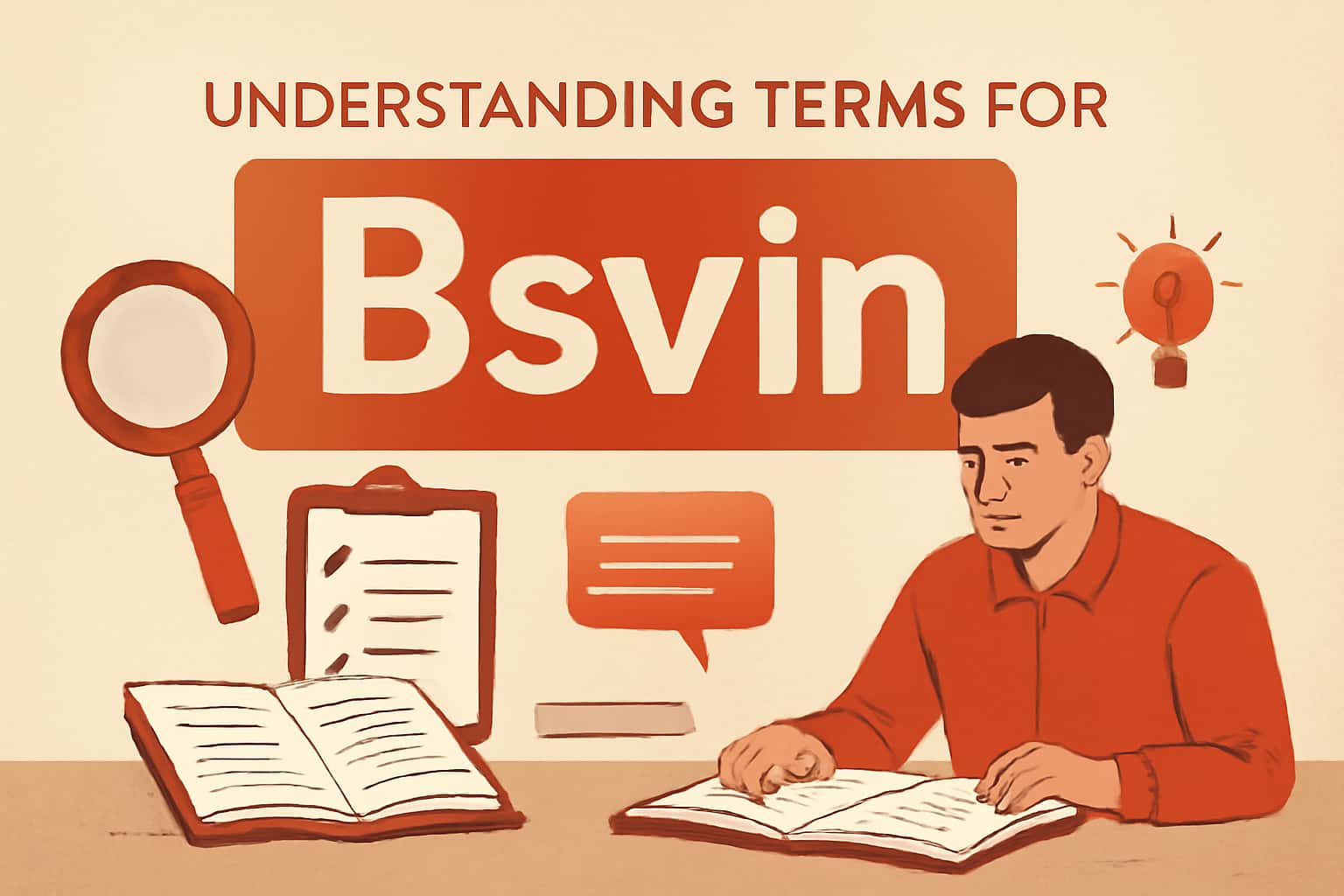 An informative scene showcasing the Bsvin brand with futuristic elements.