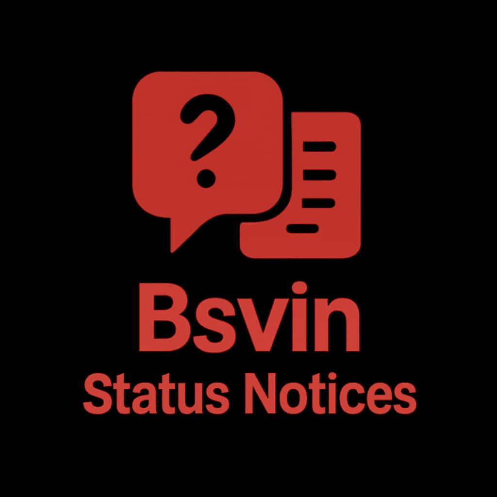 A simplistic badge design for Bsvin Status Notices.